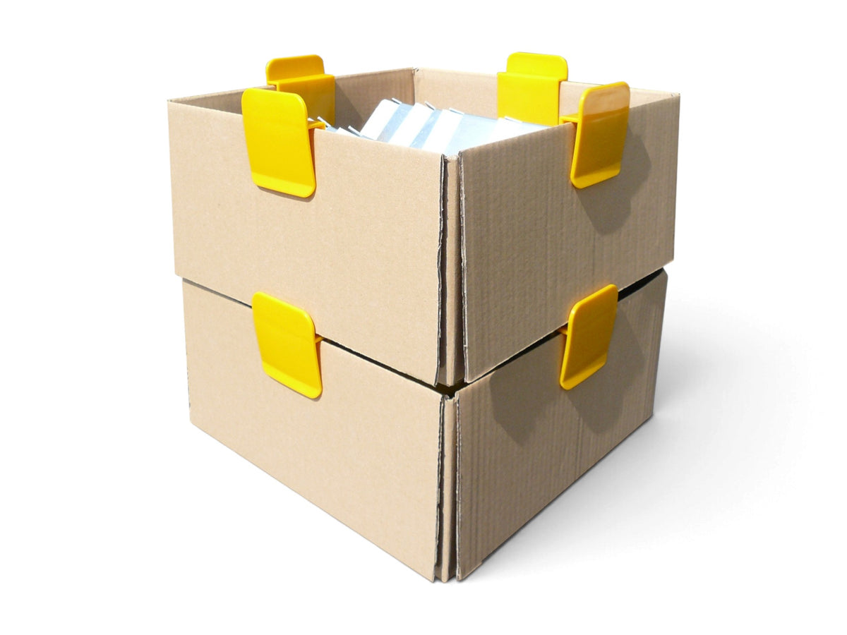 Ensemble de 4 pinces à cartons, aide à la préhension, aide au retrait, aide à l'empilage pour cartons