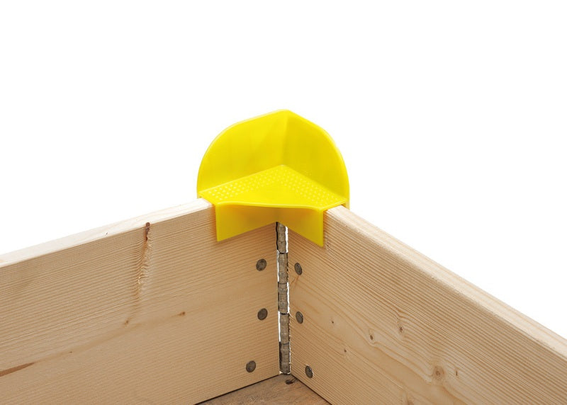 12er-Set Paletten Stapelecken aus HDPE für Holzaufsatzrahmen Palettenrahmen