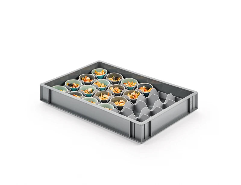 Innosert Stapeltablar IT-675 | aus HDPE | 600x400x76 mm