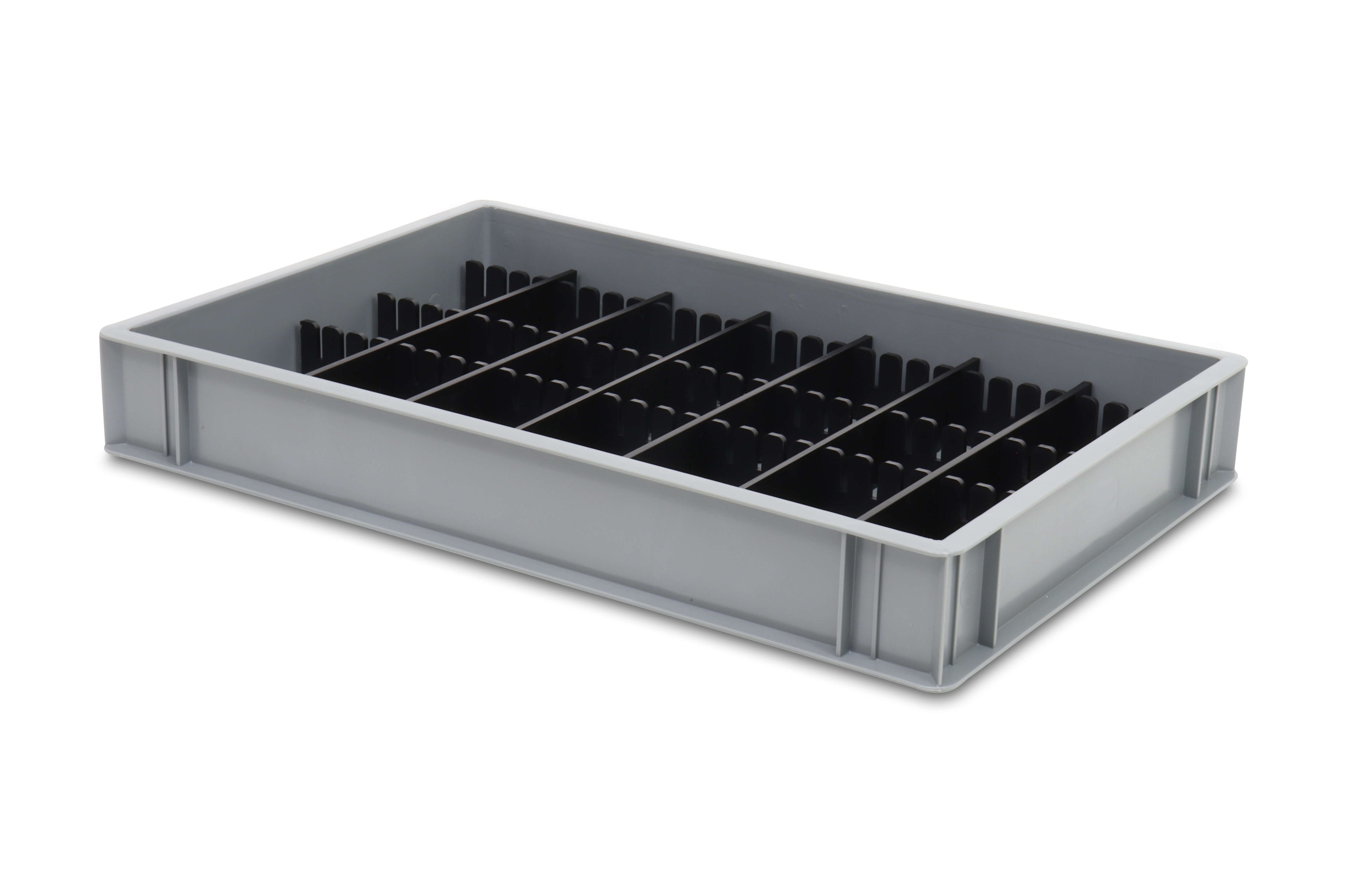 Innosert Stapeltablar IT-690 | aus HDPE | 600x400x91 mm | grau