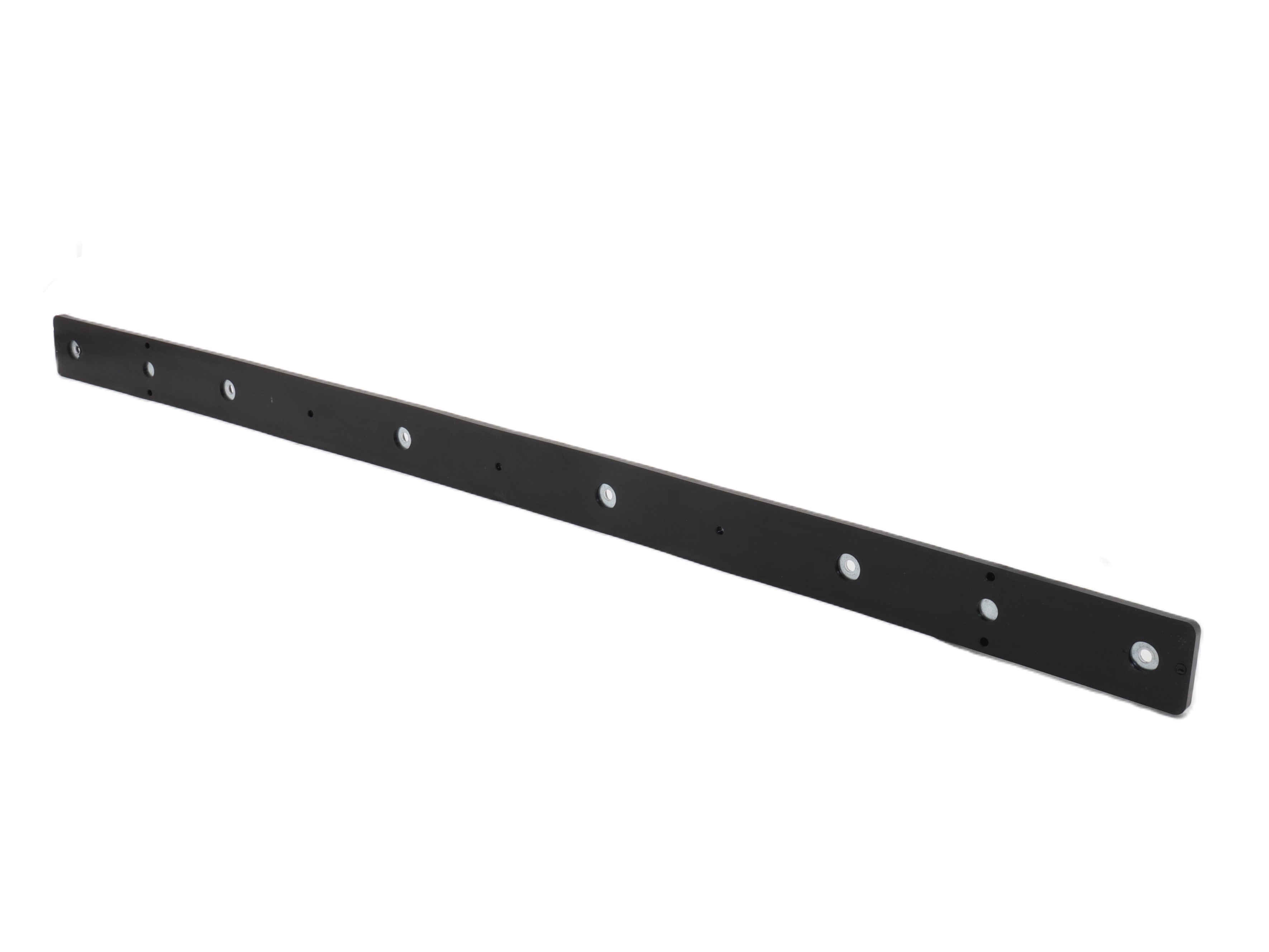 Schutzleiste Kantenschutz aus PVC mit Metallkern/Blechkern für Ladungsträger, schwarz, mit Lochung
