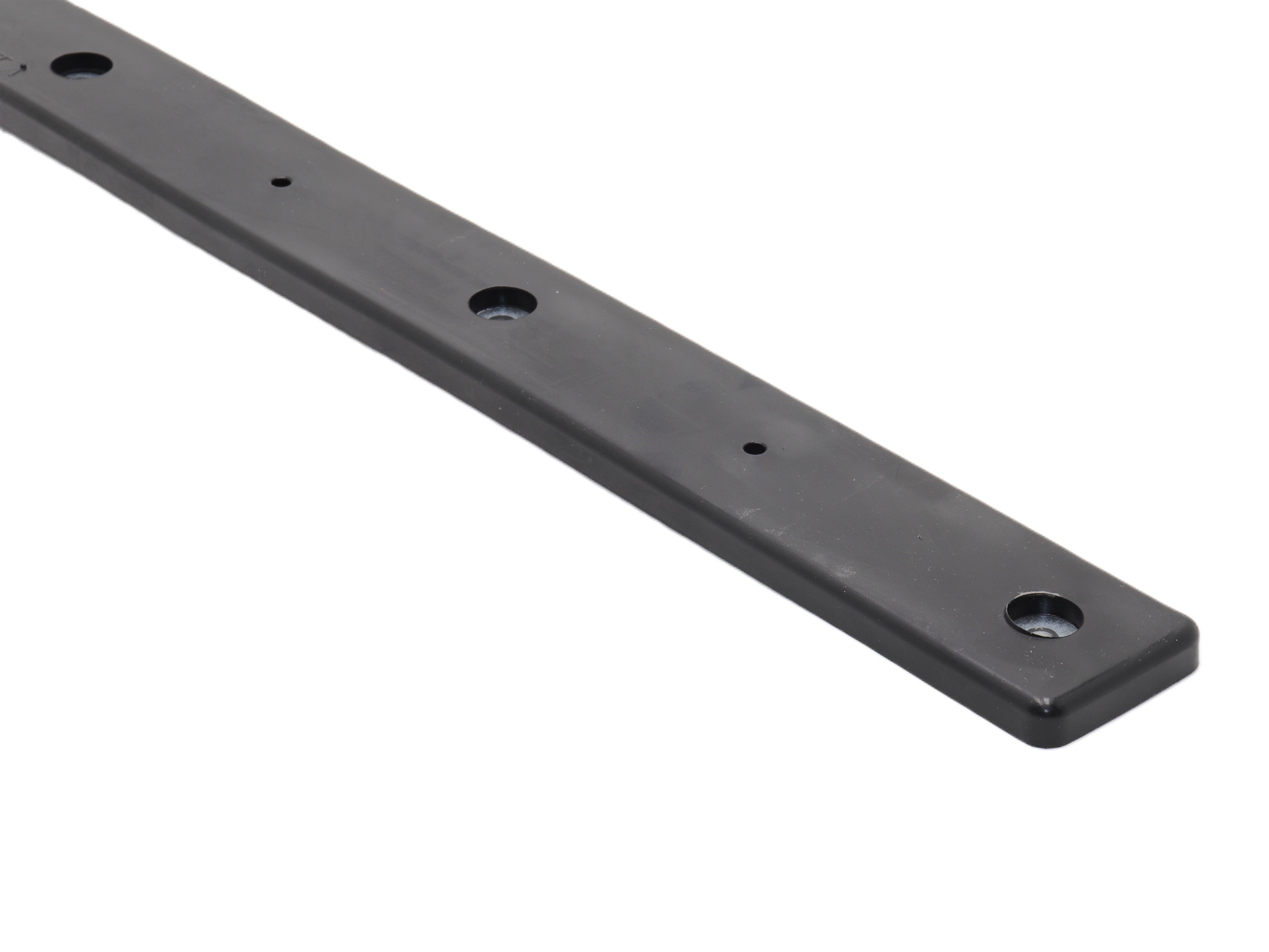 Schutzleiste Kantenschutz aus PVC mit Metallkern/Blechkern für Ladungsträger, schwarz, mit Lochung