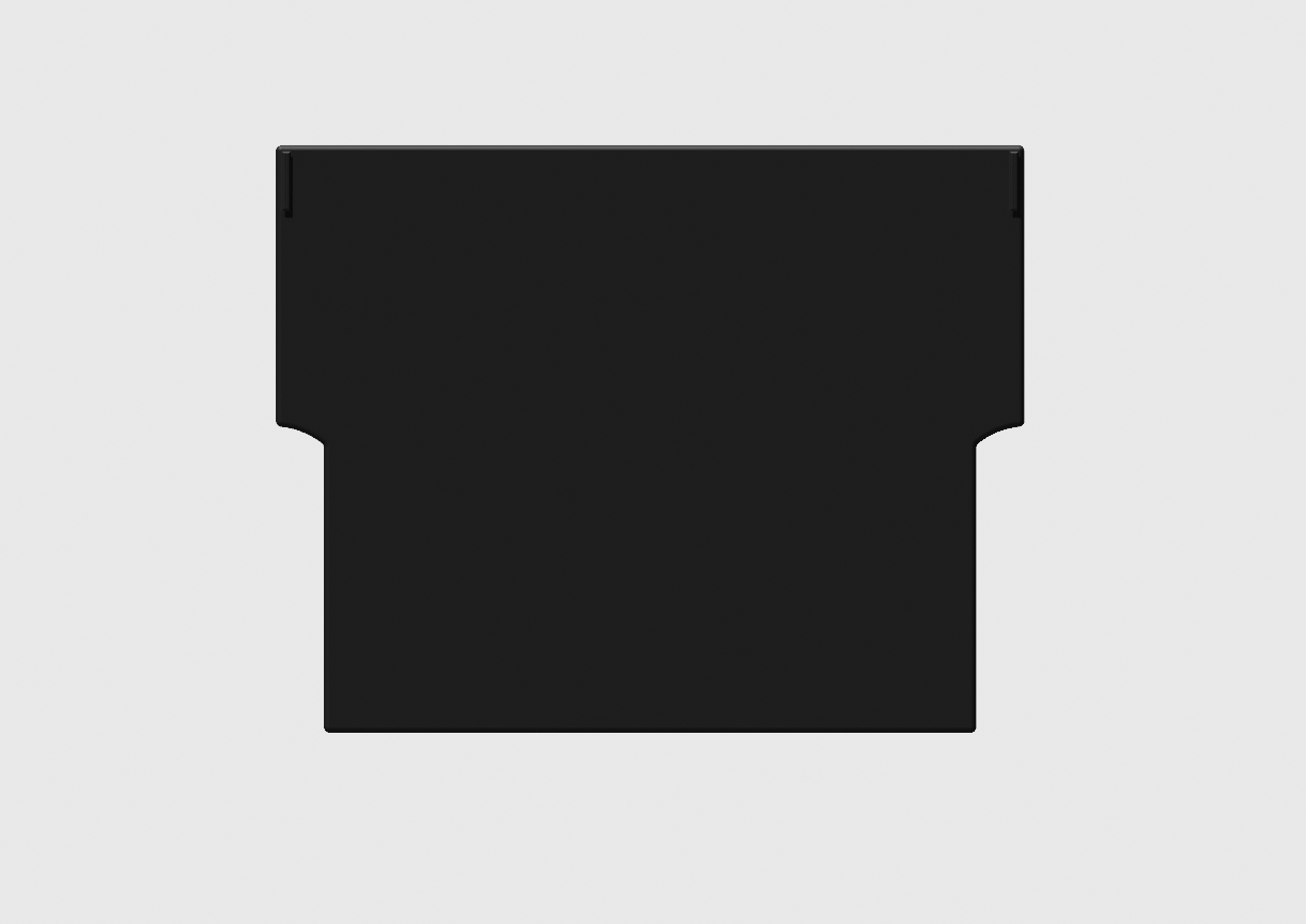 Trennwand für Einsatzkasten EK 1/2 und 1/4, Unterteiler, ca. 125x97x3,4 mm (BxHxT)