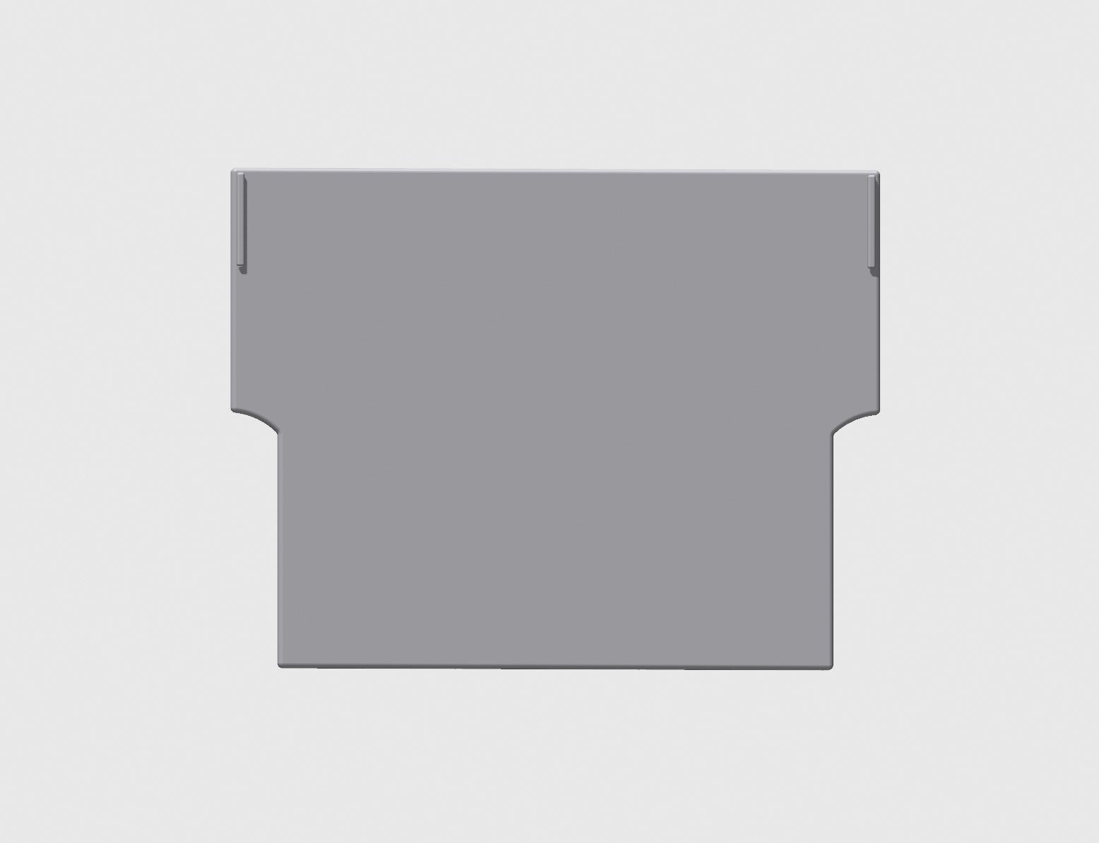 Trennwand für Einsatzkasten EK 1/2 und 1/4, Unterteiler, ca. 125x97x3,4 mm (BxHxT)