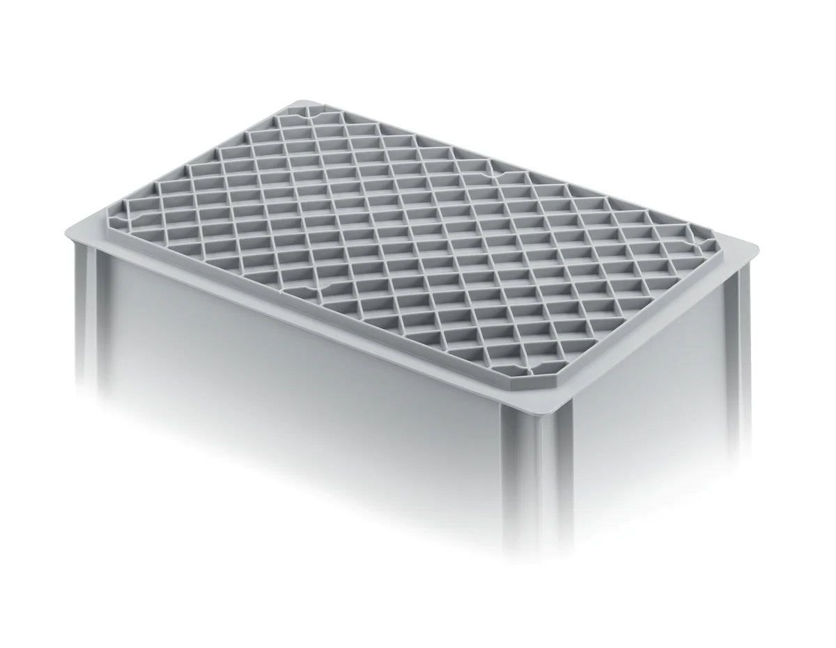 Conteneur Euro Innosert Greyline 400x300x320 mm (LxlxH), en polypropylène, gris clair