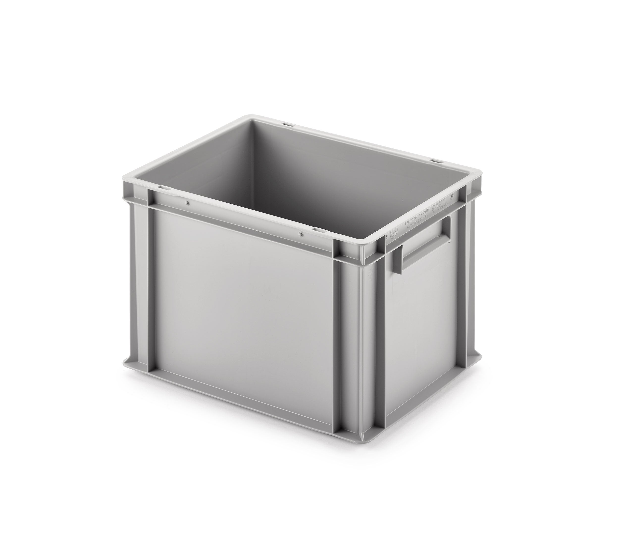 Conteneur Euro Innosert Greyline 400x300x280 mm (LxlxH), en polypropylène, gris clair