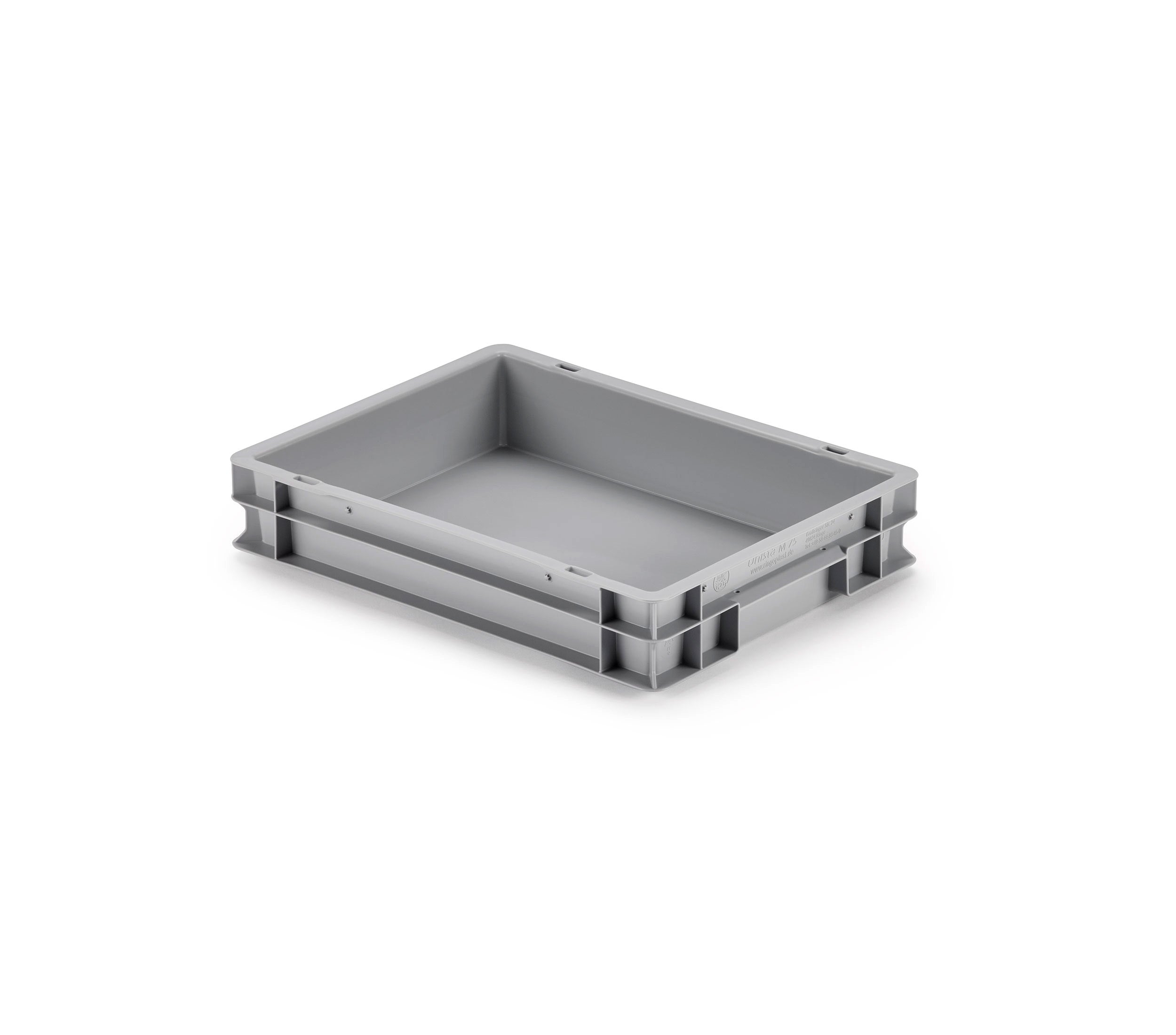 Conteneur Euro Innosert Greyline 400x300x75 mm (LxlxH), en polypropylène, gris clair