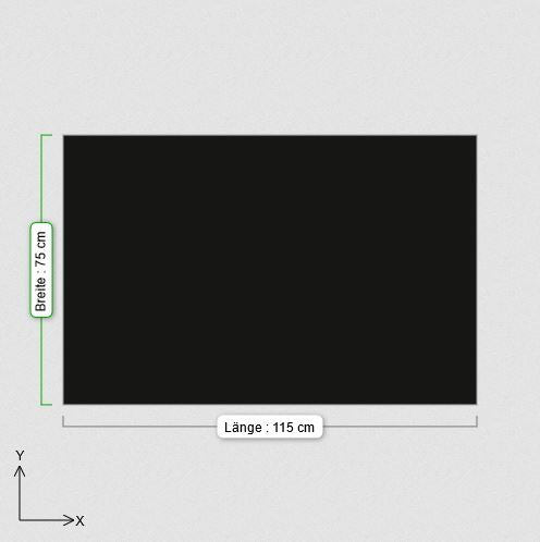 5 pieces of intermediate plates for pallets, thickness: 3 mm, made of PE-HD
