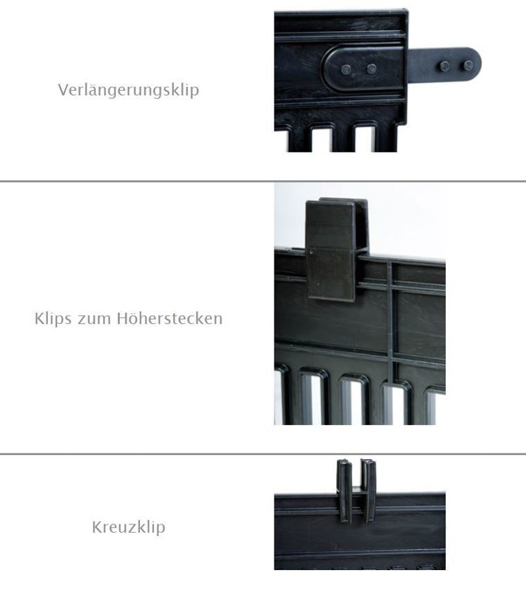 Kreuzklip 2-fach für Gefachteiler